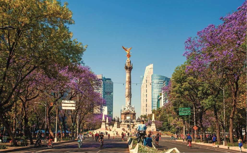 Monumento à Independência, na Cidade do México