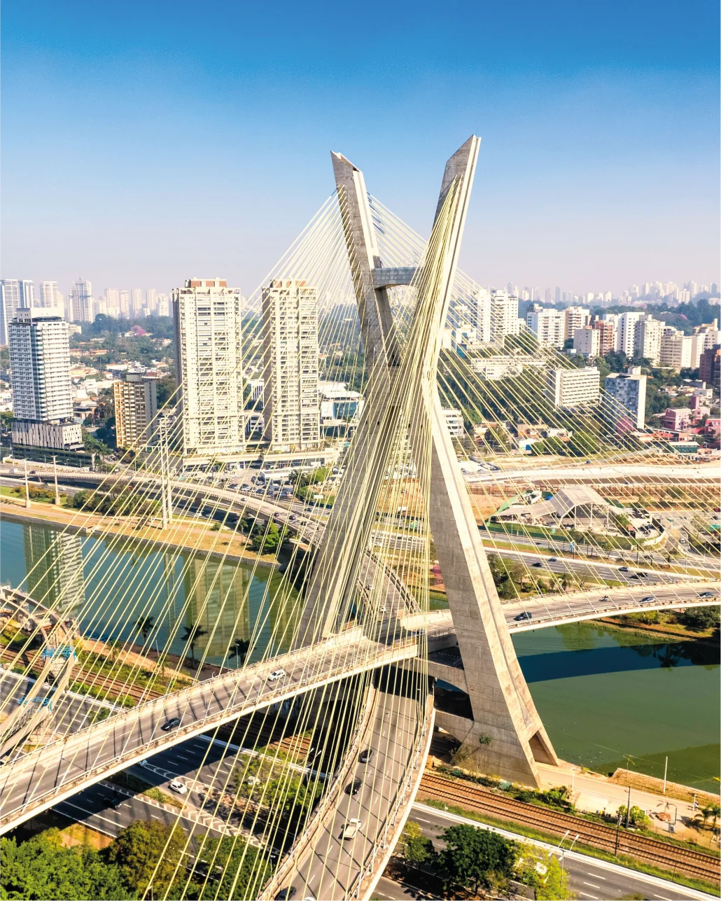 Ponte estaiada Octávio Frias de Oliveira, em São Paulo